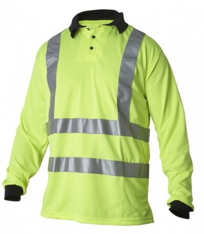 Top Swede polosärk HI VIS pikkade käistega