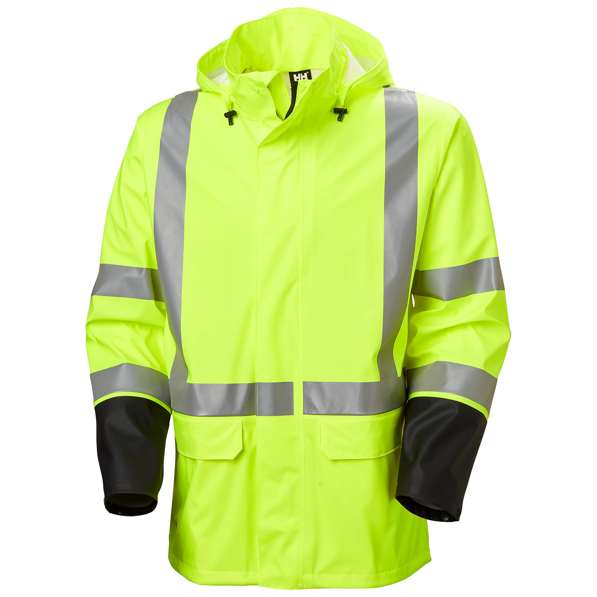 Helly Hansen ADDVIS vihmajakk HI-VIS kl.3, kollane/must