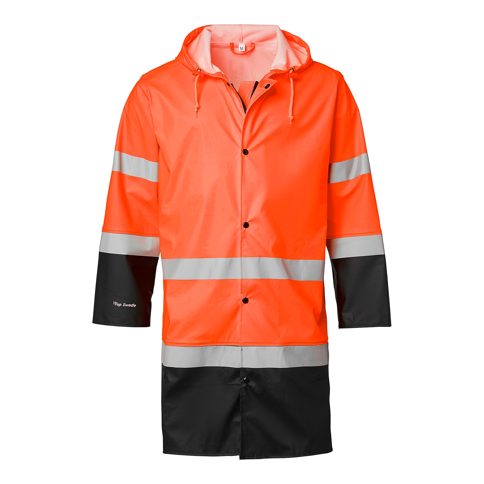 Top Swede vihmamantel Hi-Vis kl 3 oranž/must