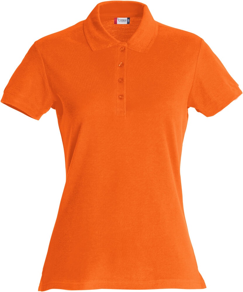 Clique BASIC naiste polo oranž