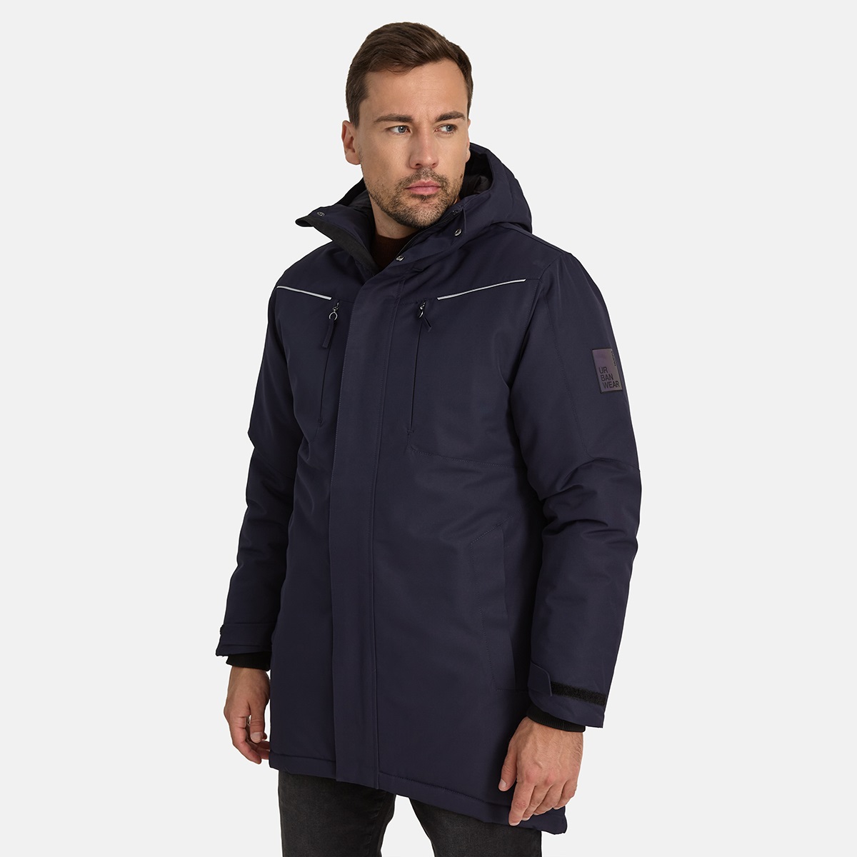 Huppa DUSTIN meeste talveparka 300 gr tumesinine