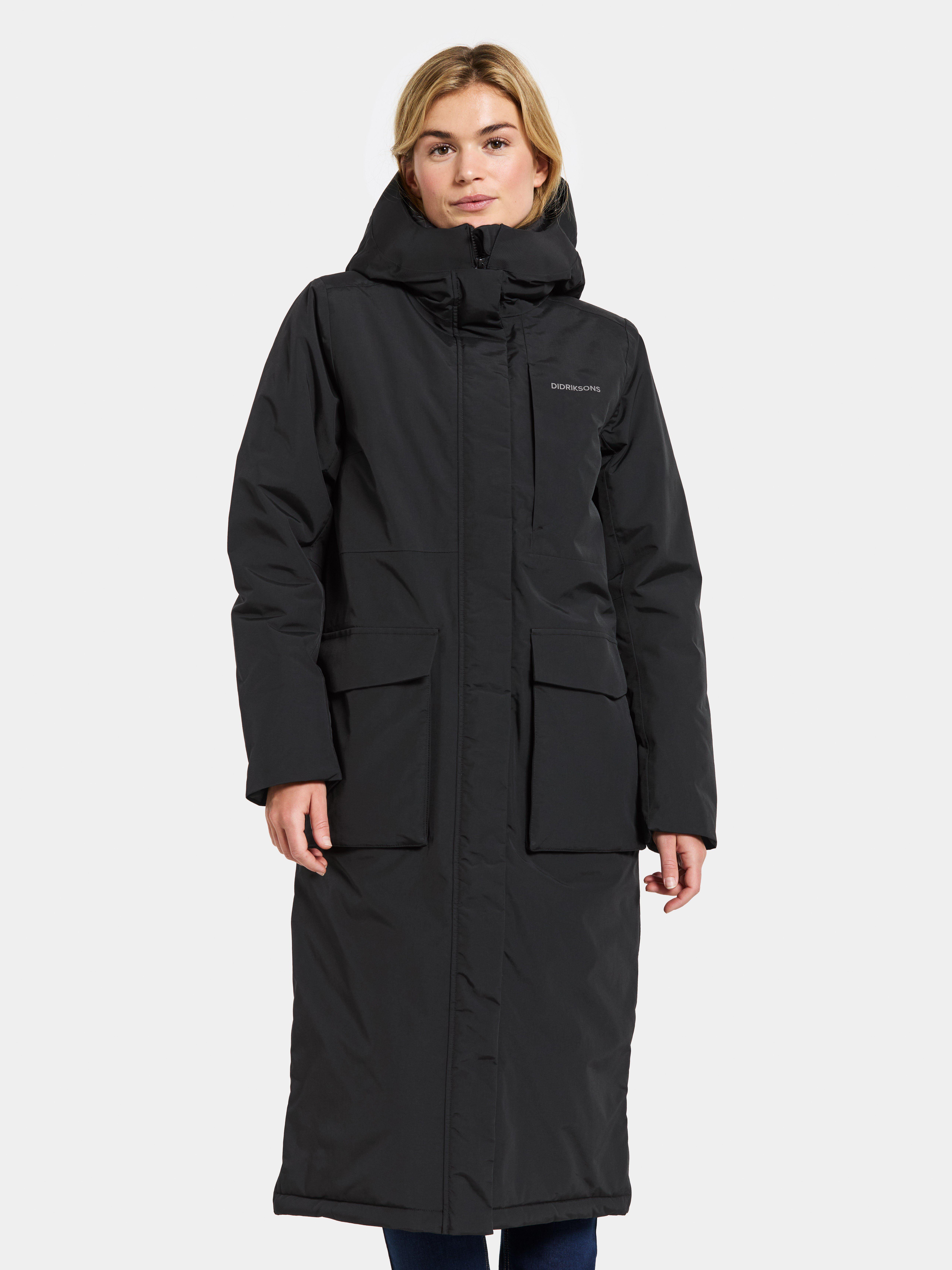 Didriksons Leya naiste pikk parka must