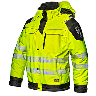 Sir Safety LOFOTEN HI-VIS talvejope kl.3 kollane/must