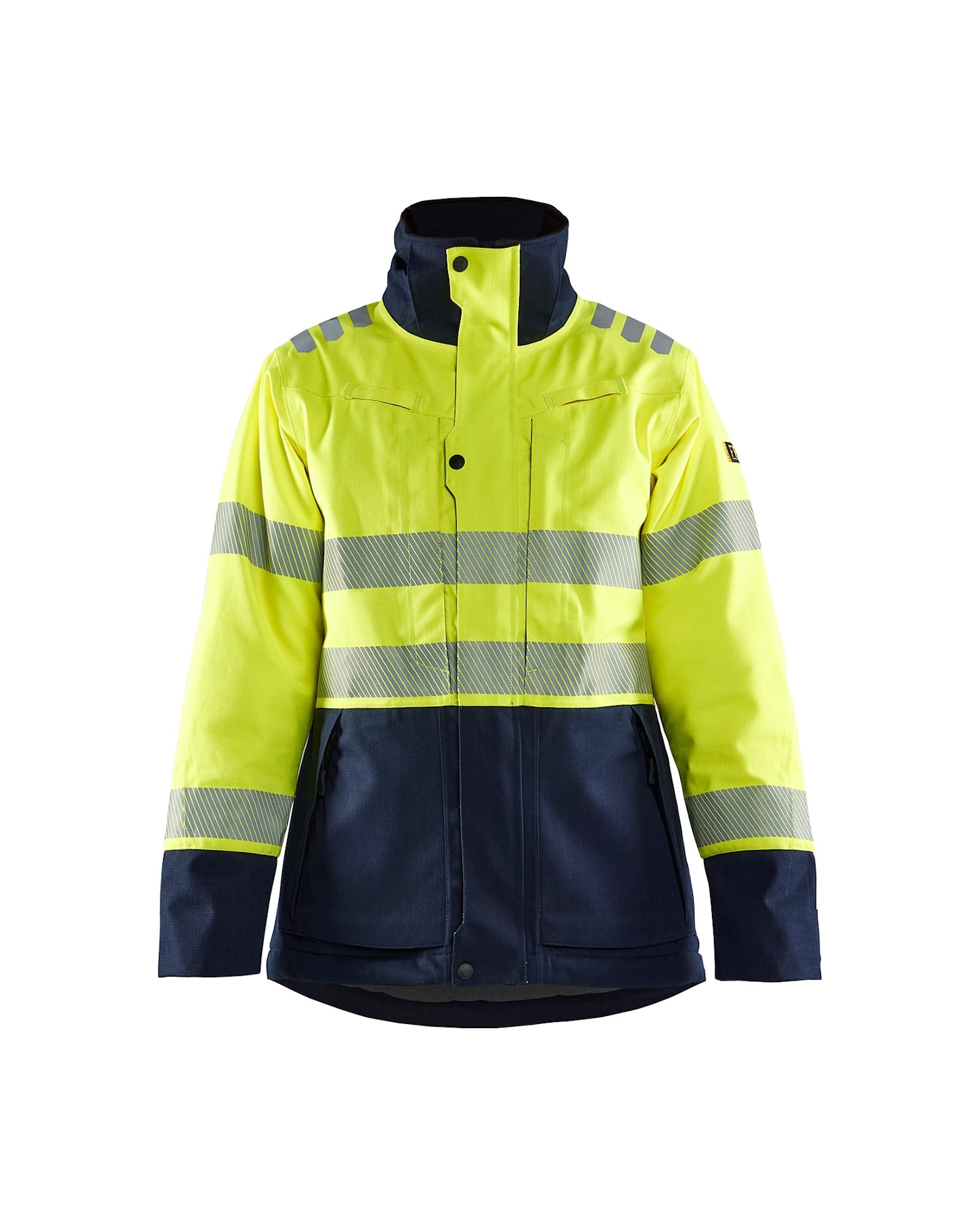 Blåkläder Multinorm Hi-Vis talvejope naistele kl.2 neoonkollane/mariinsinine