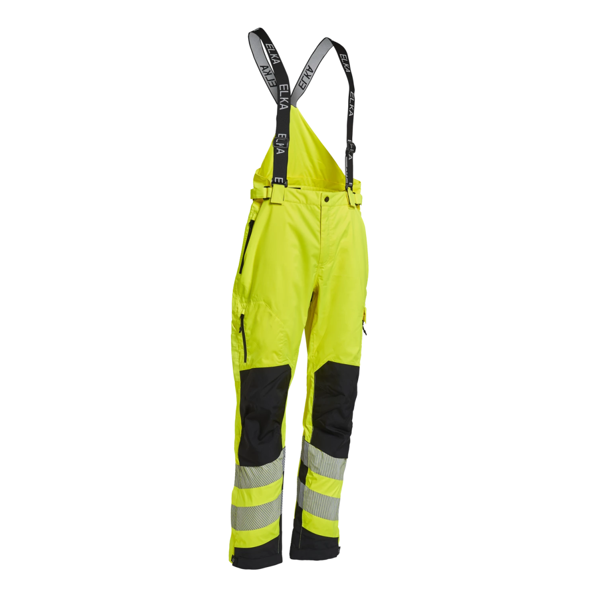 Elka Working Xtreme stretš Hi-Vis traksipüksid, kollane/must